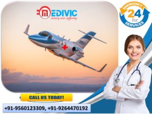 Full Advanced ICU Support Air Ambulance Service in Agartala by Medivic