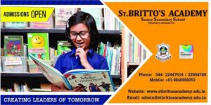 BEST CBSE SCHOOL IN CHENNAI-St.Britto’s Academy