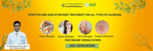 Ayurvedic Treatment of All Type of Allergy IAFA For Allergy